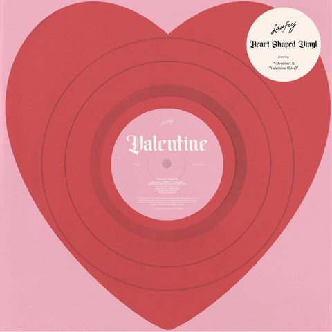 Valentine: Heart Shaped Red Vinyl