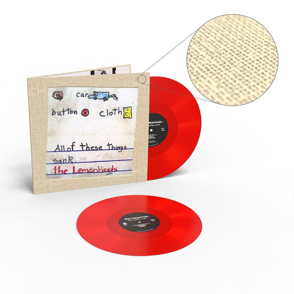 Car Button Cloth (Deluxe Expanded ‘Clothbound’ Edition): Red Double Vinyl LP