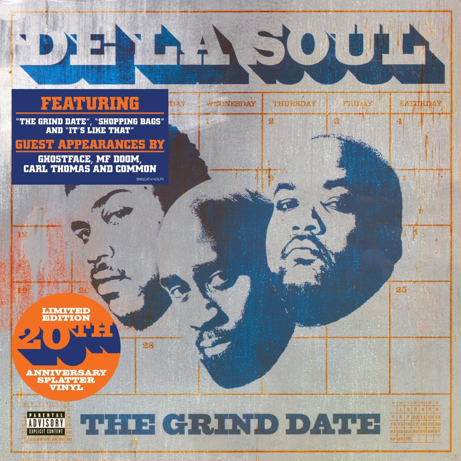 The Grind Date (20th Anniversary Edition): Clear & Blue Splatter Double Vinyl LP