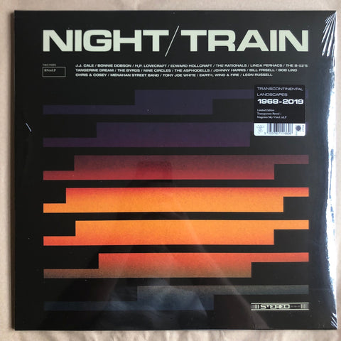 Night Train: Transcontinental Landscapes 1968 – 2019: Transparent Petrol / Magenta Sky Double Vinyl LP