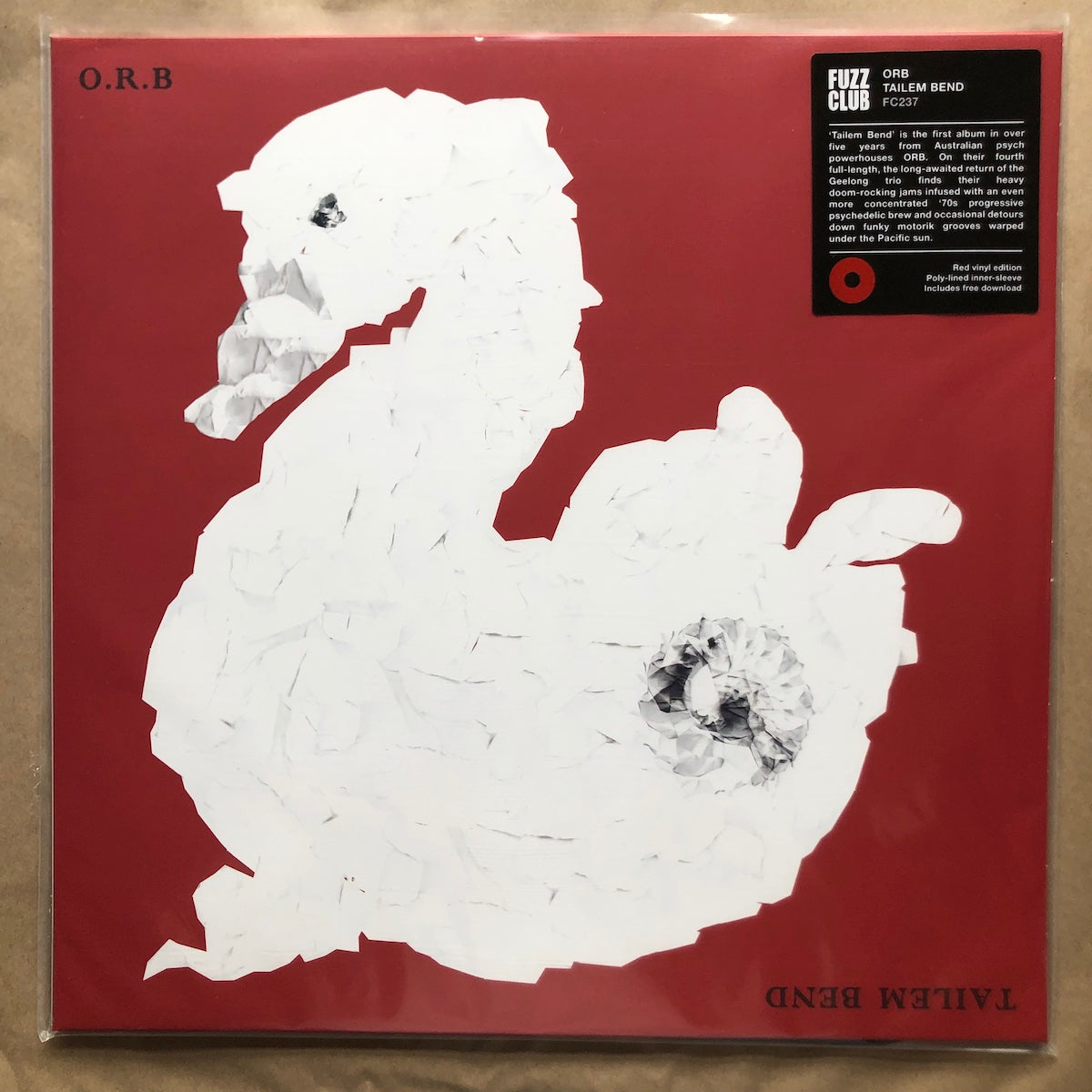 Tailem Bend: Solid Red Vinyl LP