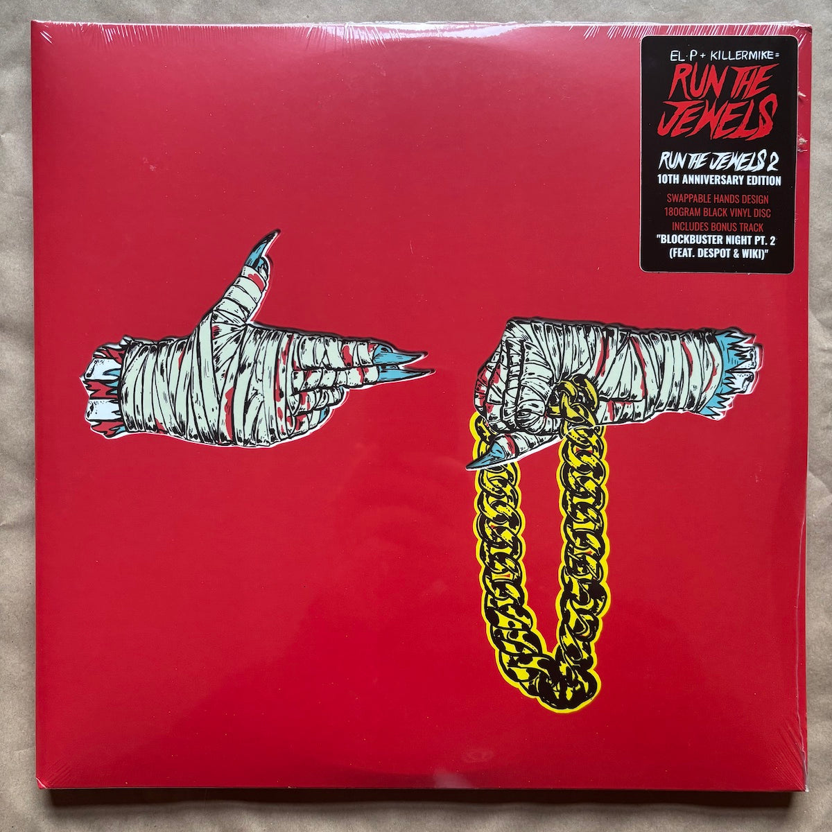 Run The Jewels 2 (10th Anniversary): Indie Exclusive Double Black Vinyl LP w/ Customisable Artwork