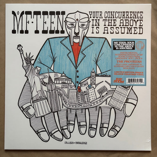 MF TEEN: Your Concurrence In The Above Is Assumed: Orange Vinyl LP