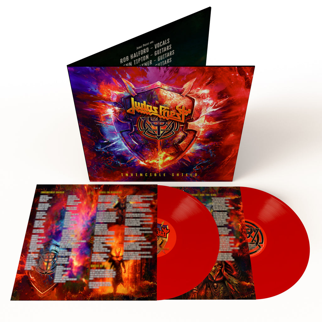 Judas Priest - Invincible Shield: Red Double Vinyl LP – Limited ...