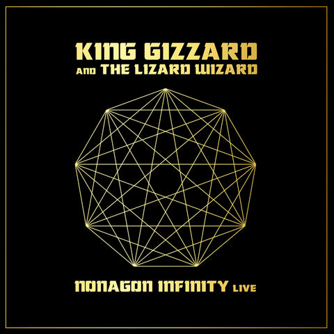 Nonagon Infinity Live: 'Gold Nugget'-Coloured, Nonagon-Shaped Double Vinyl LP (Hand Numbered)